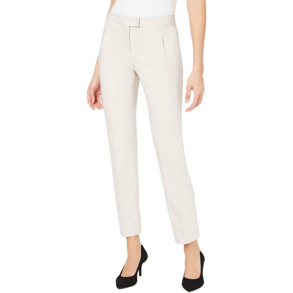Alfani Womens Slim Fit Tummy Slimming Office Trous